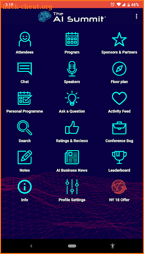 The AI Summit Event App screenshot