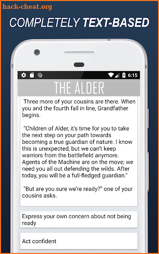 The Alder: A Choice-Driven Interactive Story RPG screenshot