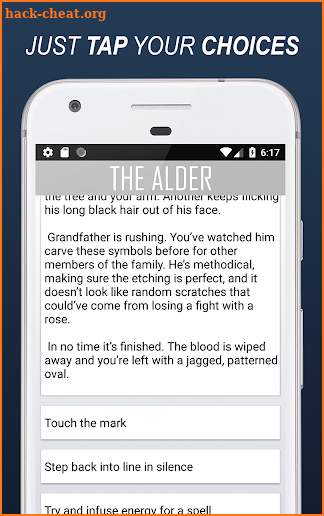 The Alder: A Choice-Driven Interactive Story RPG screenshot