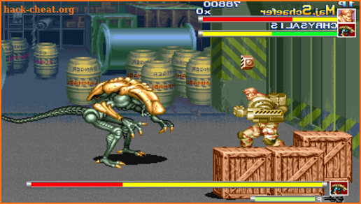 The Alien Fight Predator beat' em up screenshot