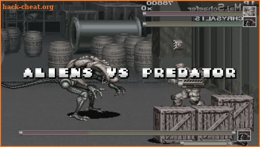 The Aliens Battle The Predators - beat' em up screenshot