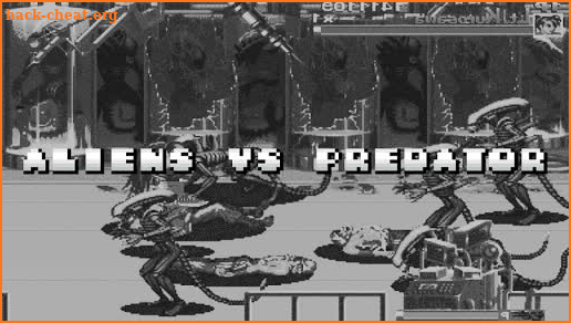 The Aliens Battle The Predators - beat' em up screenshot