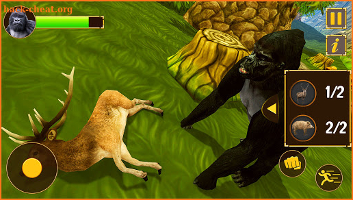 The Angry Gorilla Hunter- Wild Animal Attack Games screenshot