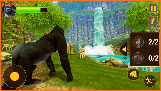 The Angry Gorilla Hunter- Wild Animal Attack Games screenshot