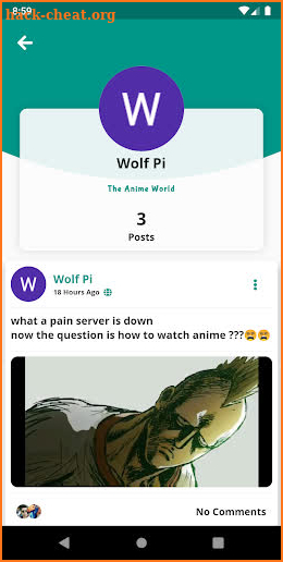 The Anime World screenshot