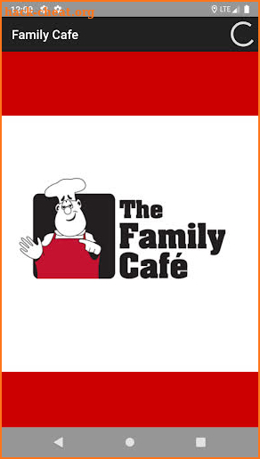 The Annual Family Cafe Event App screenshot