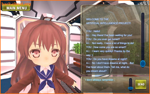 The Artificial Intelligence Project (A.I. Chat) screenshot
