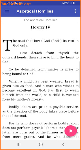 The Ascetical Homilies of St Isaac the Syrian screenshot