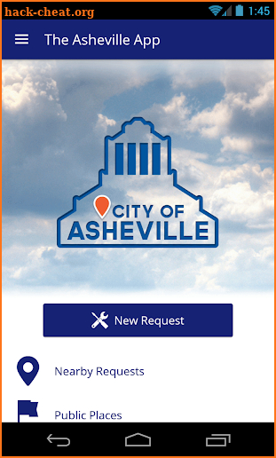 The Asheville App screenshot