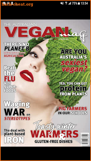 The Australian Vegan Magazine screenshot
