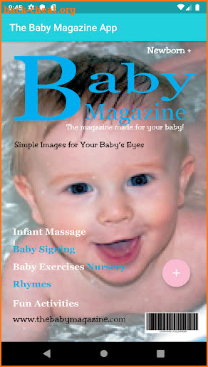 The Baby Magazine App & Fun Games Baby's Play 0-3m screenshot