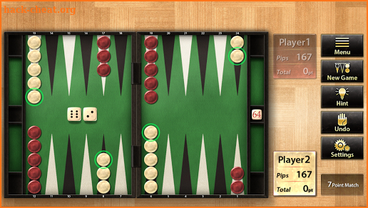 The Backgammon screenshot