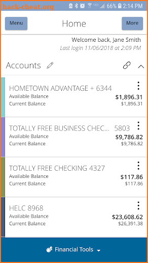 The Bank of Marion App screenshot