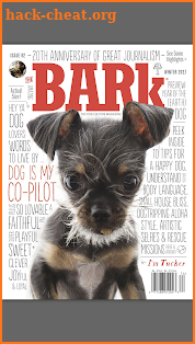 The Bark: dog culture magazine screenshot