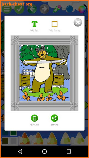 The bear Coloring Book screenshot