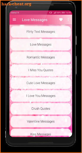 The Best Romantic Love Messages screenshot