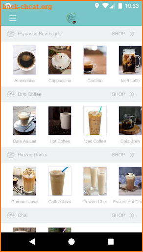 The Better Bean Coffee Company screenshot