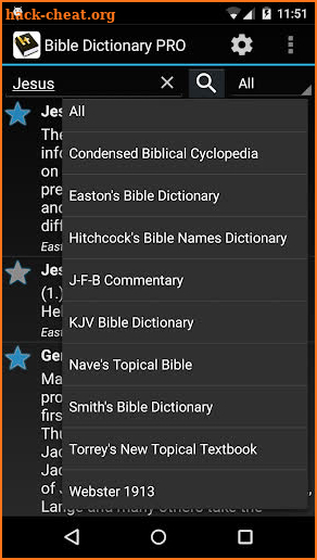 The Bible Encyclopedia screenshot