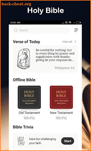 The Bible - KJV holy bible, audio daily bible screenshot