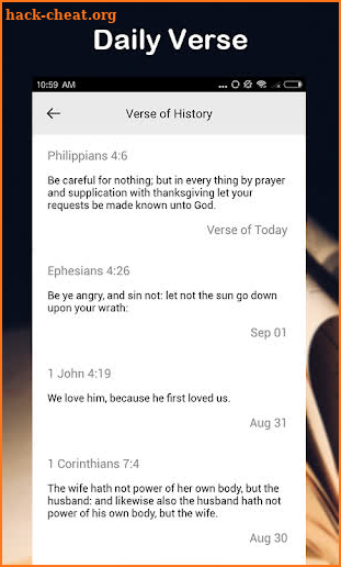 The Bible - KJV holy bible, audio daily bible screenshot