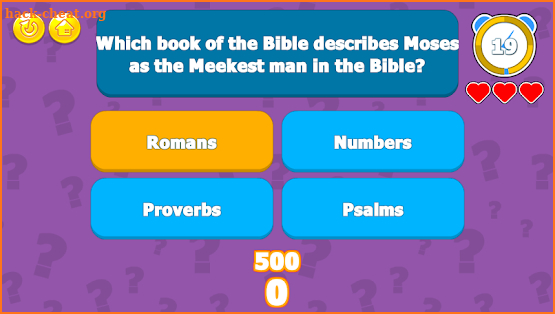 The Bible Trivia Challenge screenshot