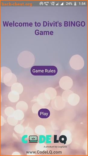 The Bingo Game - by Divit screenshot