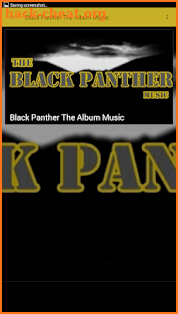 The Black Panther Music screenshot
