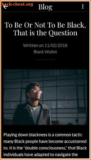 The Black Wallet screenshot