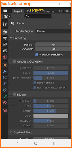 The Blender Companion App screenshot