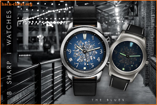 The Blues - FREE  -  Luxury analog watch face screenshot