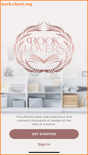 The Book Lovers App screenshot