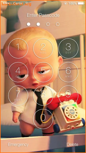 The Boss Baby Lock Screen screenshot