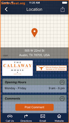 The Callaway House Austin screenshot