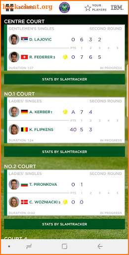 The Championships, Wimbledon 2018 screenshot