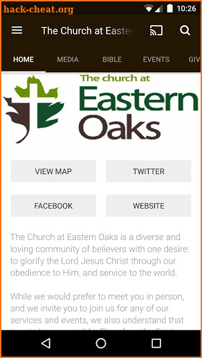 The Church at Eastern Oaks screenshot