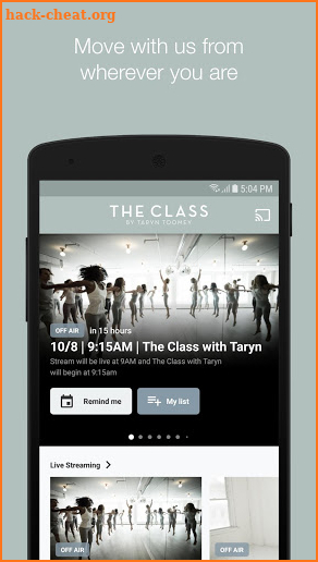 The Class by Taryn Toomey screenshot