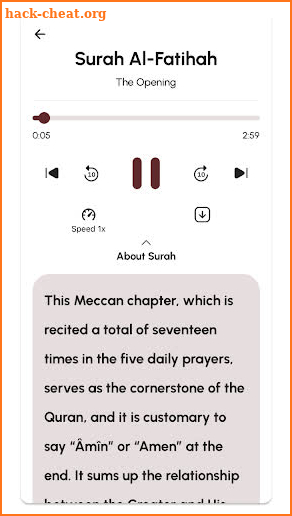 The Clear Quran Audiobook screenshot
