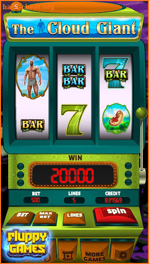 The Cloud Giant Slot Machine screenshot