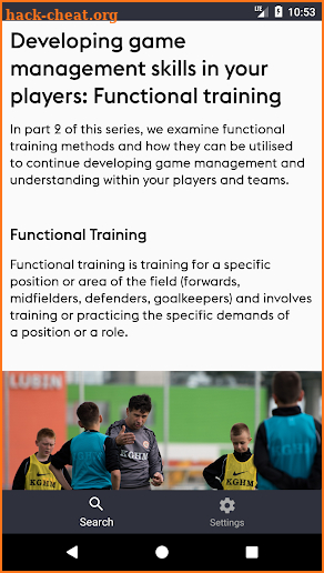 The Coaching Manual screenshot