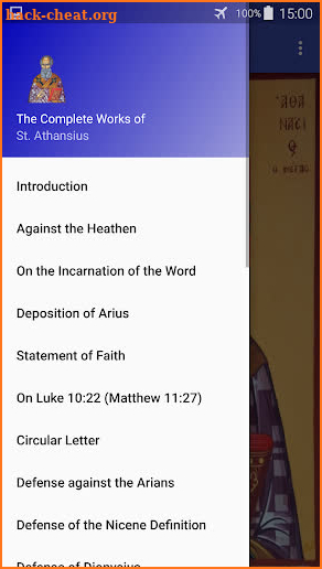 The Complete Works of St. Athanasius screenshot