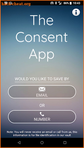 The Consent App screenshot