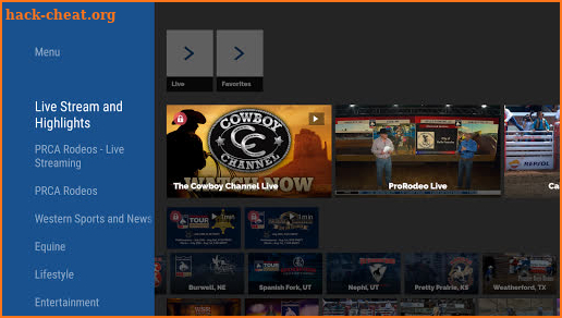 The Cowboy Channel Plus screenshot