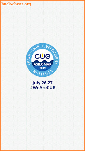 The CUE Event App screenshot