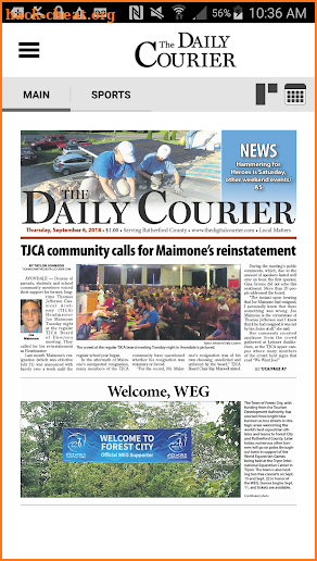 The Daily Courier screenshot