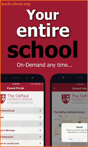 The DePaul Catholic School screenshot