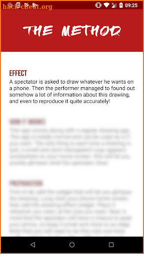 The Drawing Effect - magic trick screenshot