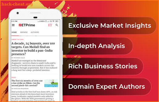 The Economic Times: Sensex, Market & Business News screenshot