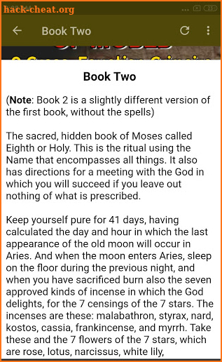 The Eighth Book of Moses screenshot