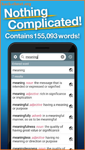The English Dictionary screenshot