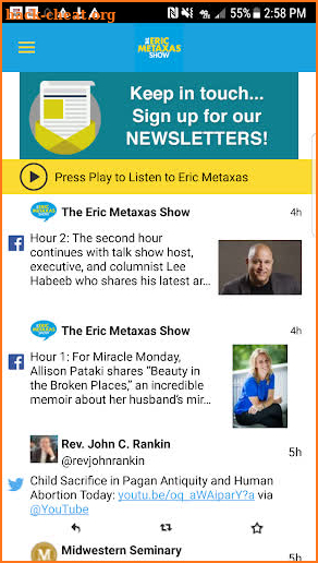 The Eric Metaxas Show screenshot
